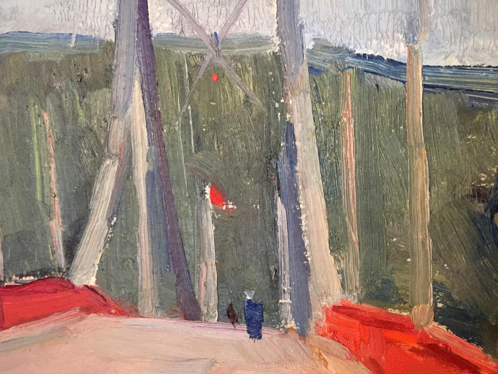 A double oil painting illustrates various "Places for rest"