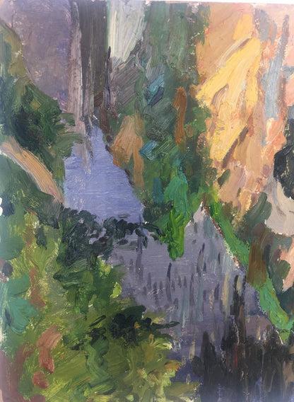 Oil painting Natural plains original picture painter