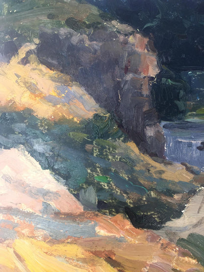 Oil painting Natural plains original picture painter