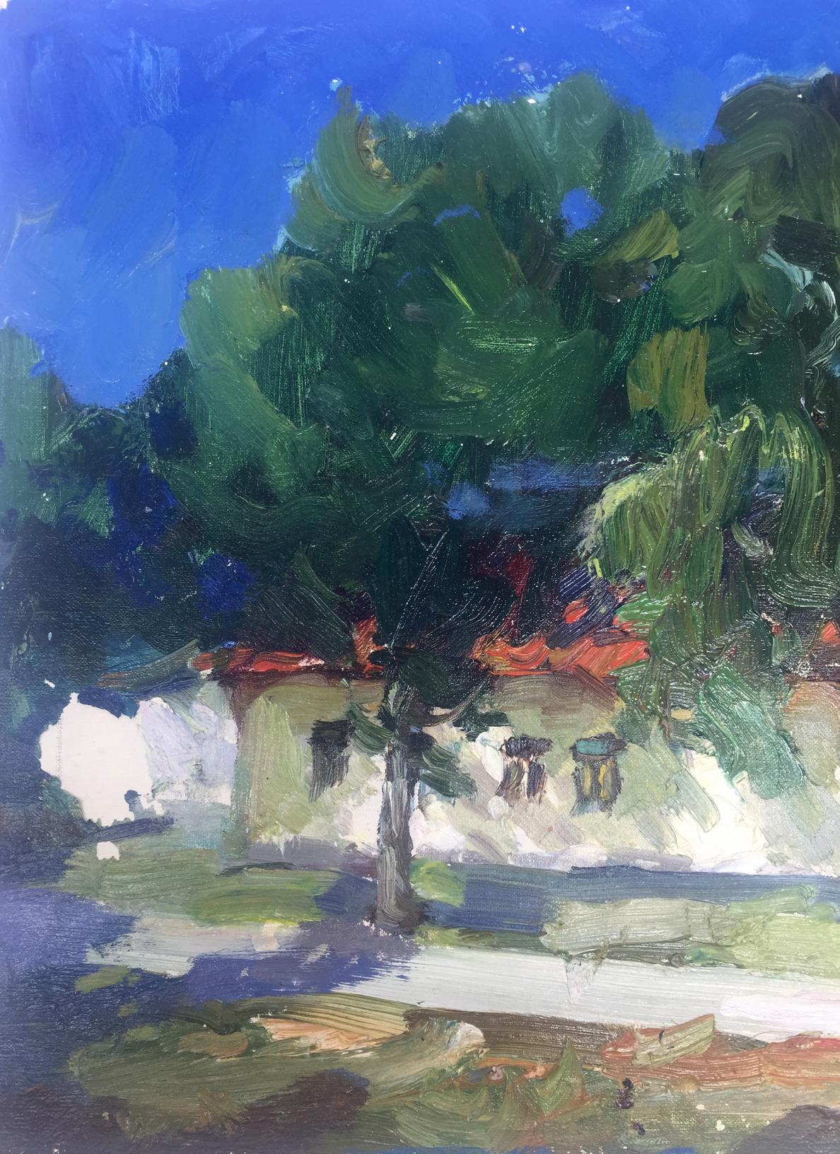 Oil painting House museum Georgy Petrovich Petrov