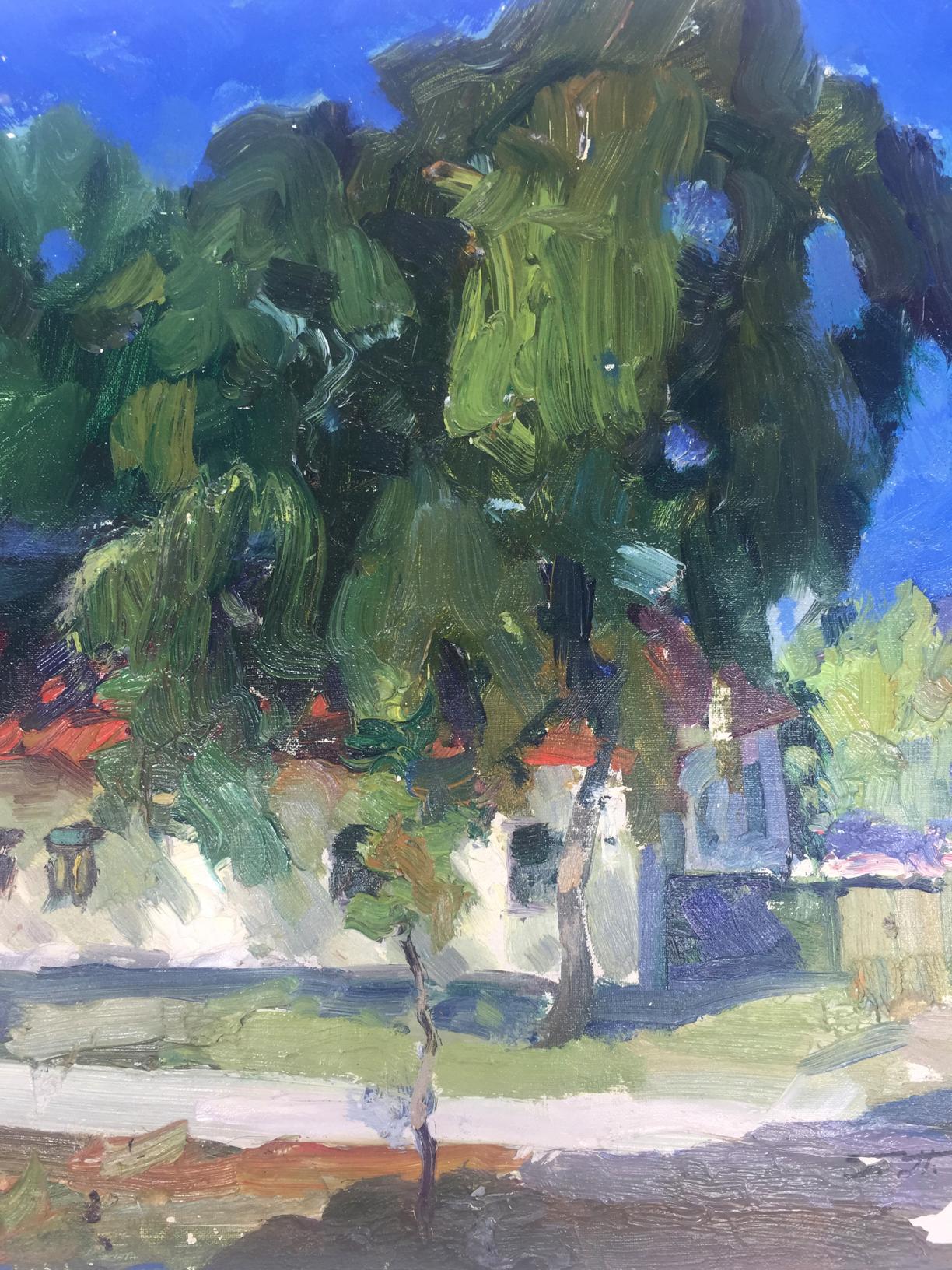 Oil painting House museum Georgy Petrovich Petrov