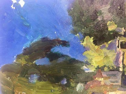 Oil painting House museum Georgy Petrovich Petrov