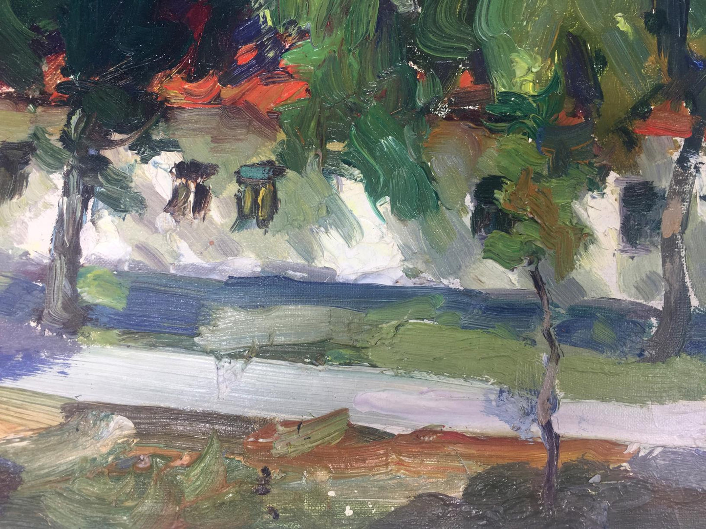 Oil painting House museum Georgy Petrovich Petrov