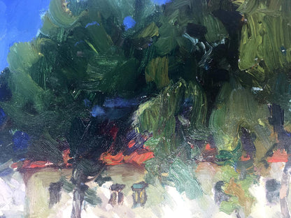 Oil painting House museum Georgy Petrovich Petrov