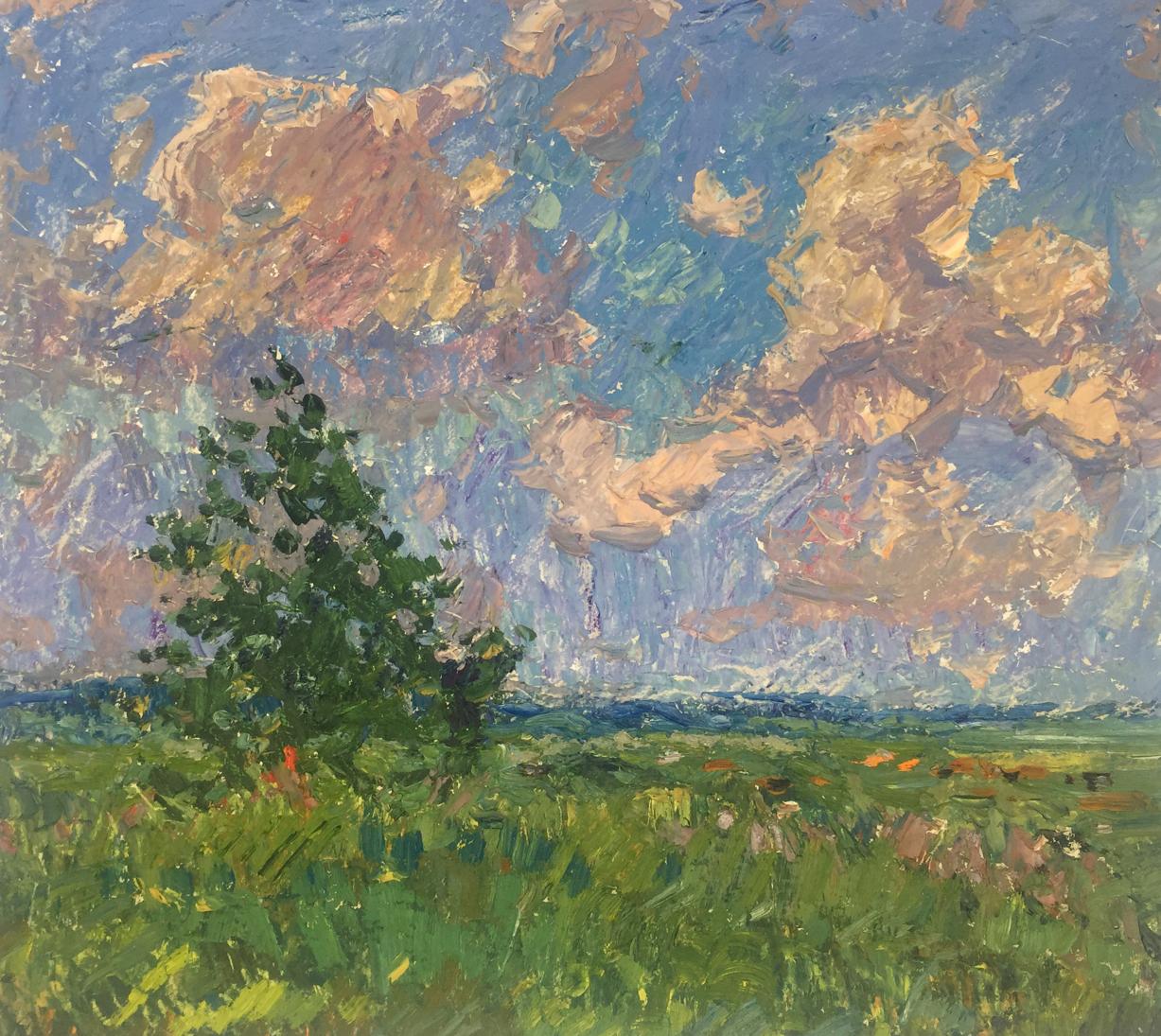 Oil painting Nature Victor Sevastyanov