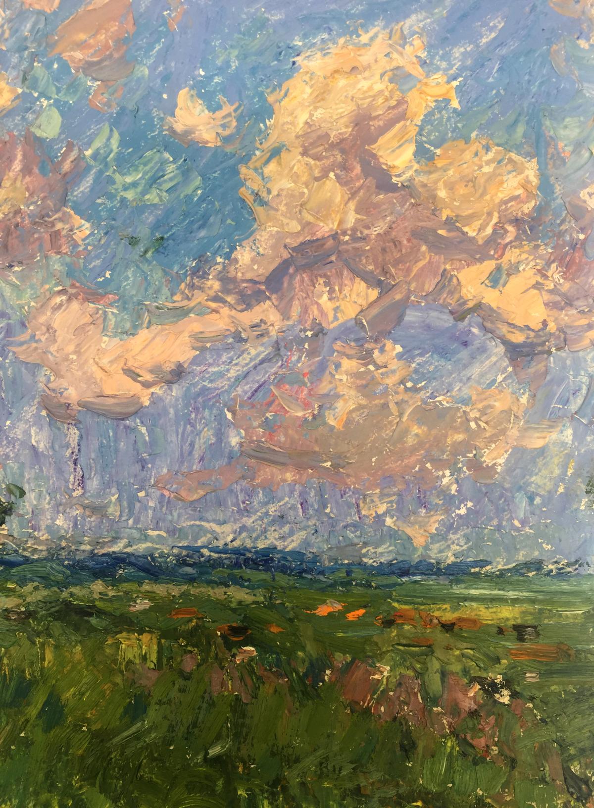 Oil painting Nature Victor Sevastyanov