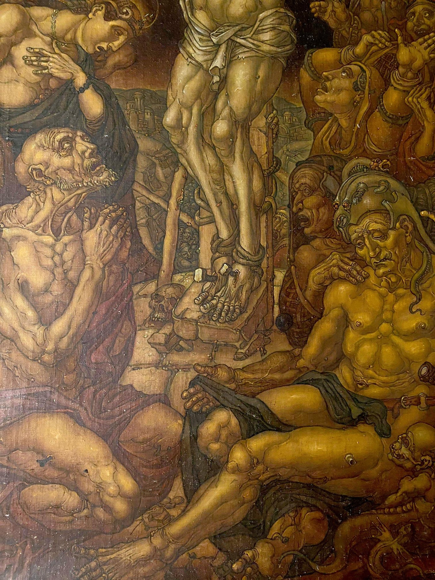Oil painting Calvary 20th century Litvinov Oleg Arkad'yevich