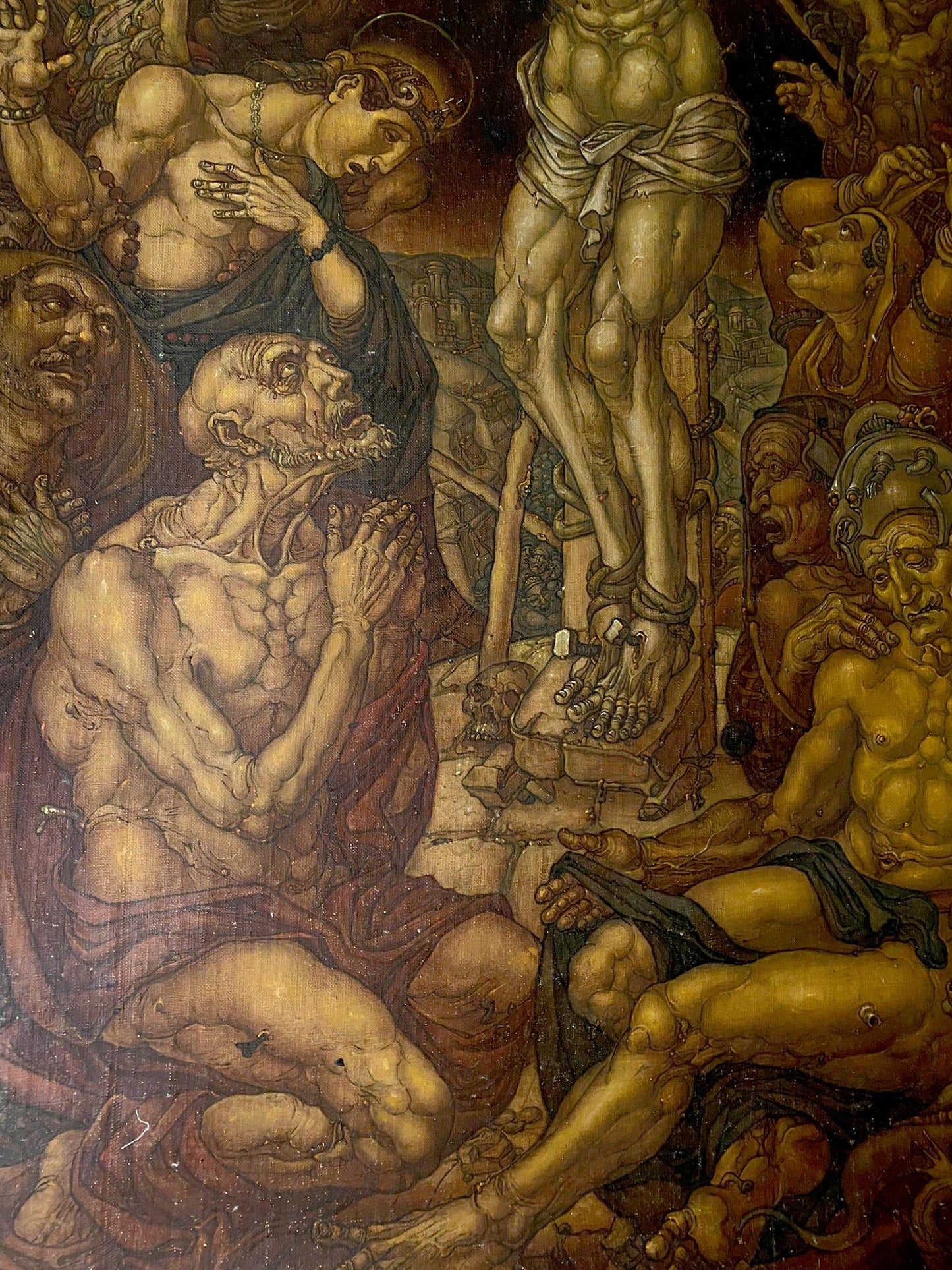 Oil painting Calvary 20th century Litvinov Oleg Arkad'yevich