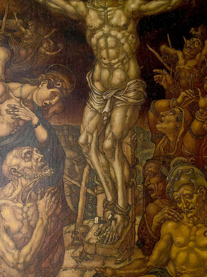 Oil painting Calvary 20th century Litvinov Oleg Arkad'yevich
