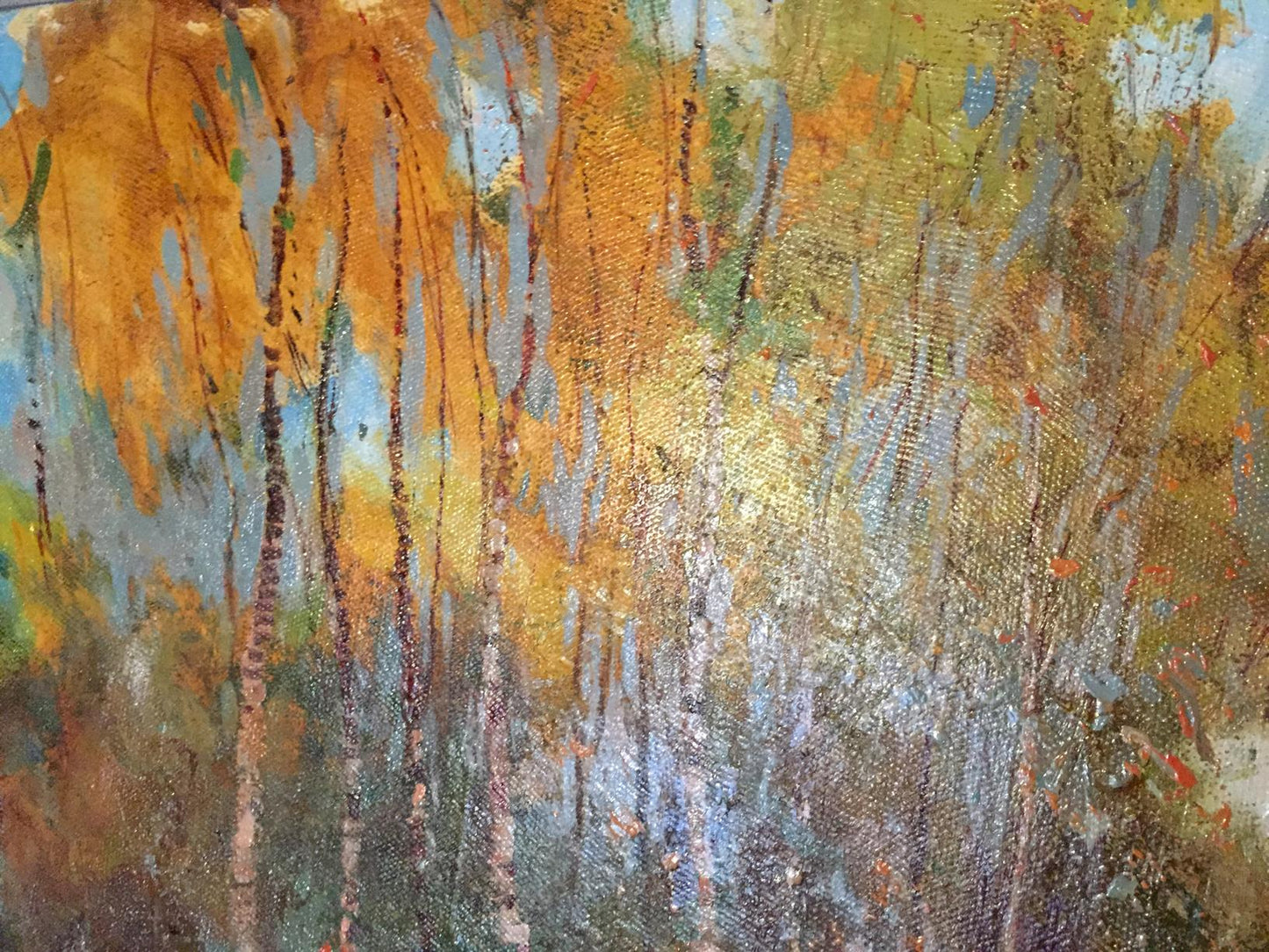 Oil painting Alley in the park Maltsev Nikolay Aleksandrovich