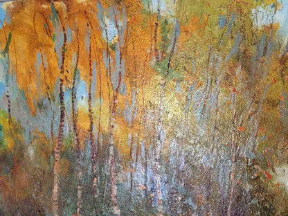 Oil painting Alley in the park Maltsev Nikolay Aleksandrovich