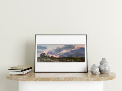 Oil painting getting dark 