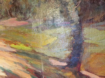 Oil painting Alley in the park Maltsev Nikolay Aleksandrovich