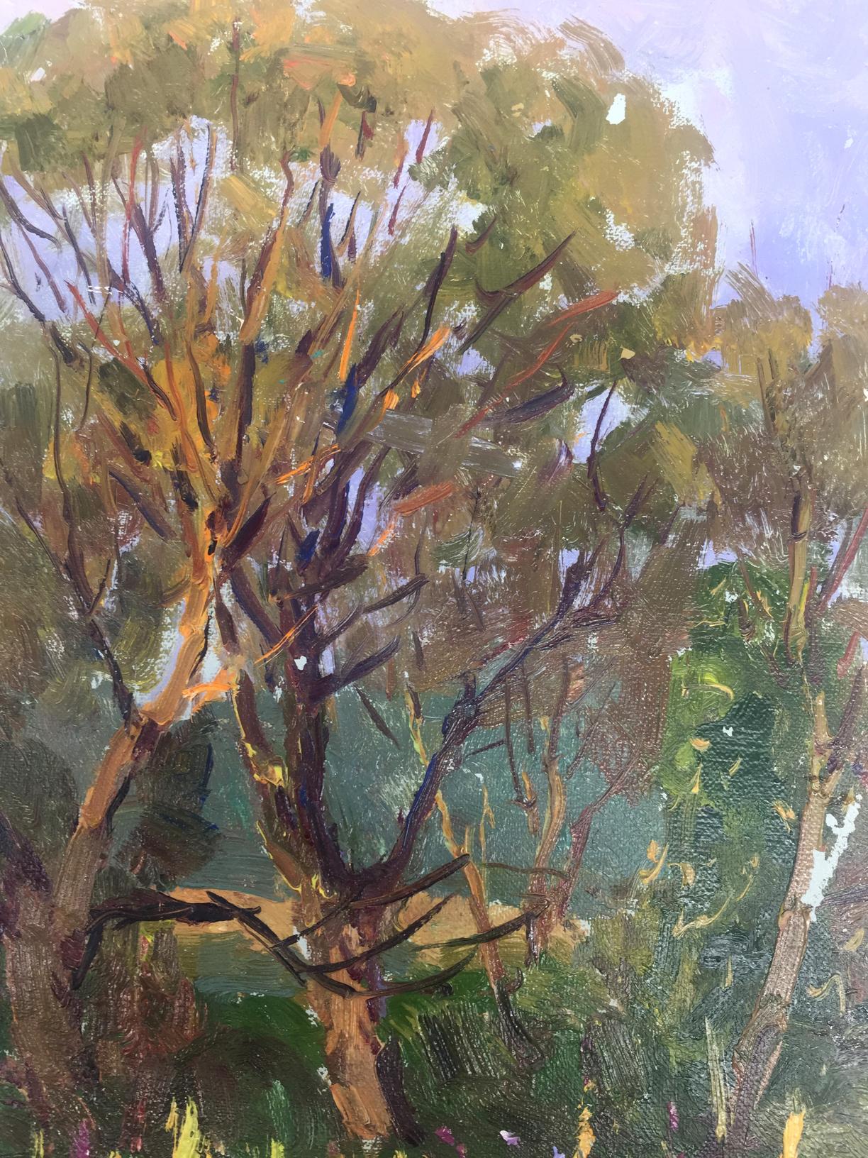 Oil painting In the forest Demeshah Y. A. Kolotsyup