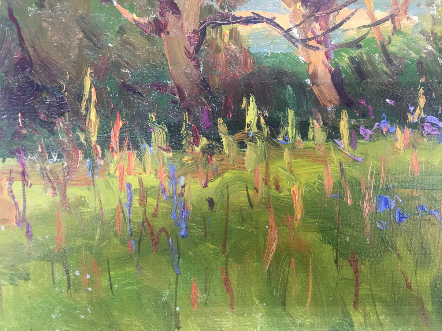 Oil painting In the forest Demeshah Y. A. Kolotsyup