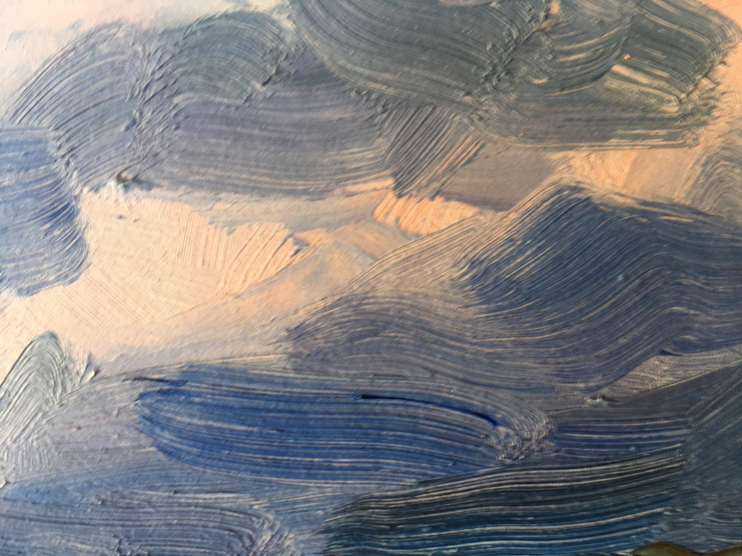 Oil painting It's getting dark Alexander Cherednichenko