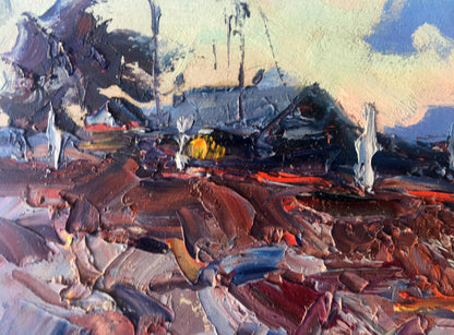 Oil painting Sea Nature Landscape 