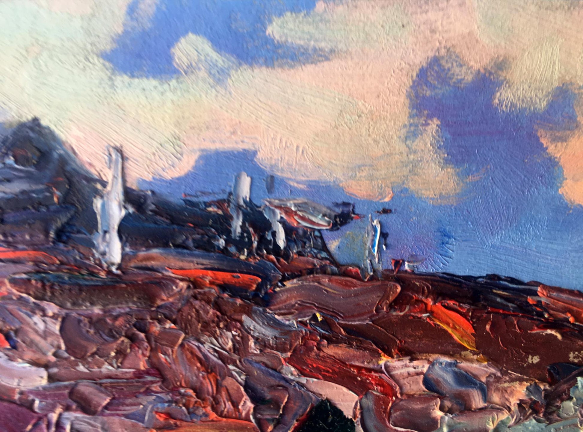 Oil painting Sea Landscape 
