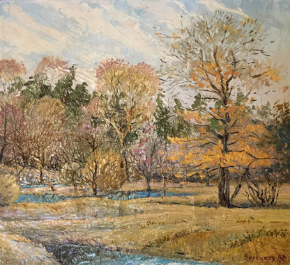 Oil painting Spring forest Zaretskaya-Grigoriev Maya