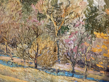 Oil painting Spring forest Zaretskaya-Grigoriev Maya