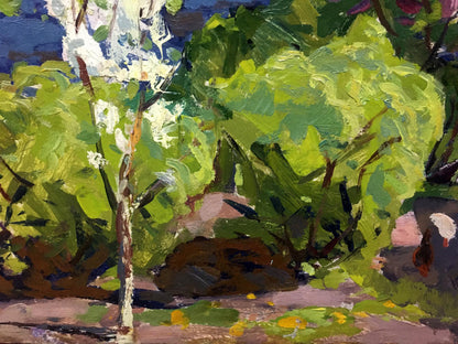 Oil painting Spring in Sednev Potapenko Andrey Ilyich