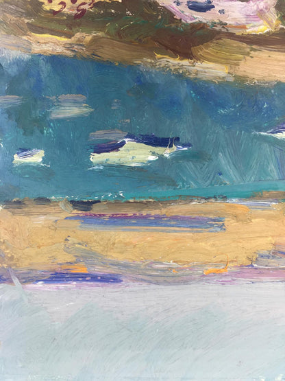 Oil painting River Viktor Grigor'yevich Sevast'yanov