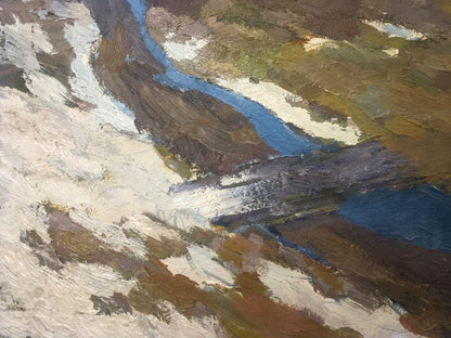 Oil painting Music of autumn