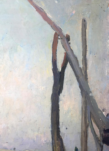 Oil painting Well original picture painter