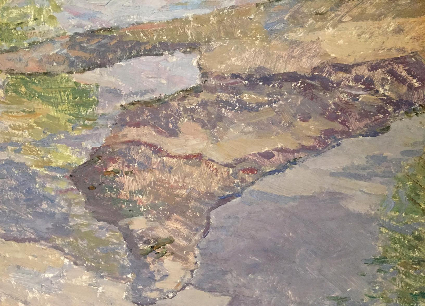 Oil painting Flooding Sevastyanov Viktor Grigorievich