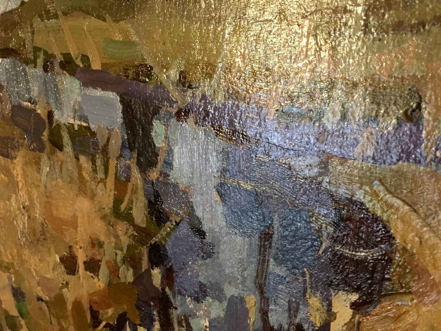 Oil painting Beautiful forest Grigory Savelievich Ruban