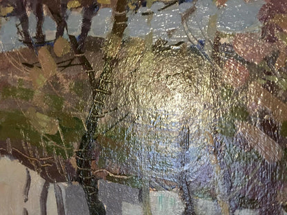 Oil painting Beautiful forest Grigory Savelievich Ruban