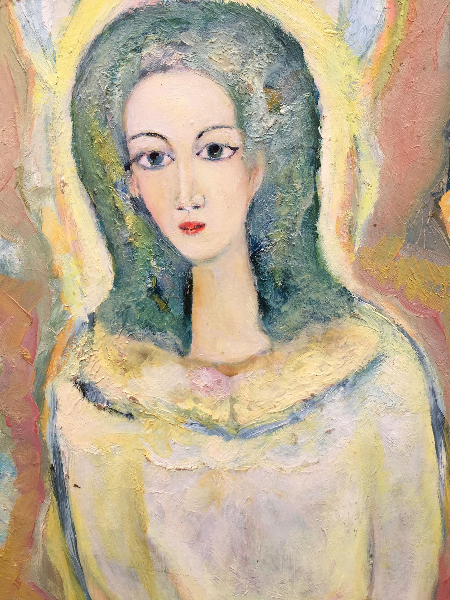 Oil painting Portrait of a wise girl Vladimir Novikovsky