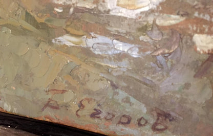 Oil painting Frost Egorov Boris Kuzmich