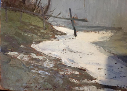 Oil painting Frost Egorov Boris Kuzmich