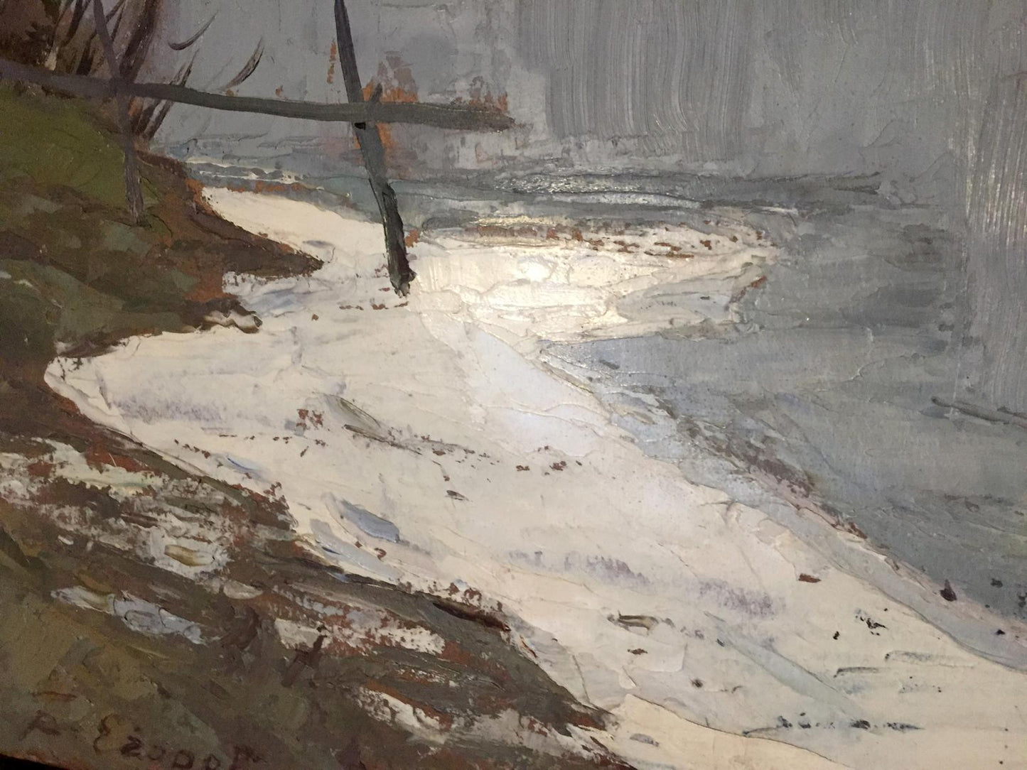 Oil painting Frost Egorov Boris Kuzmich