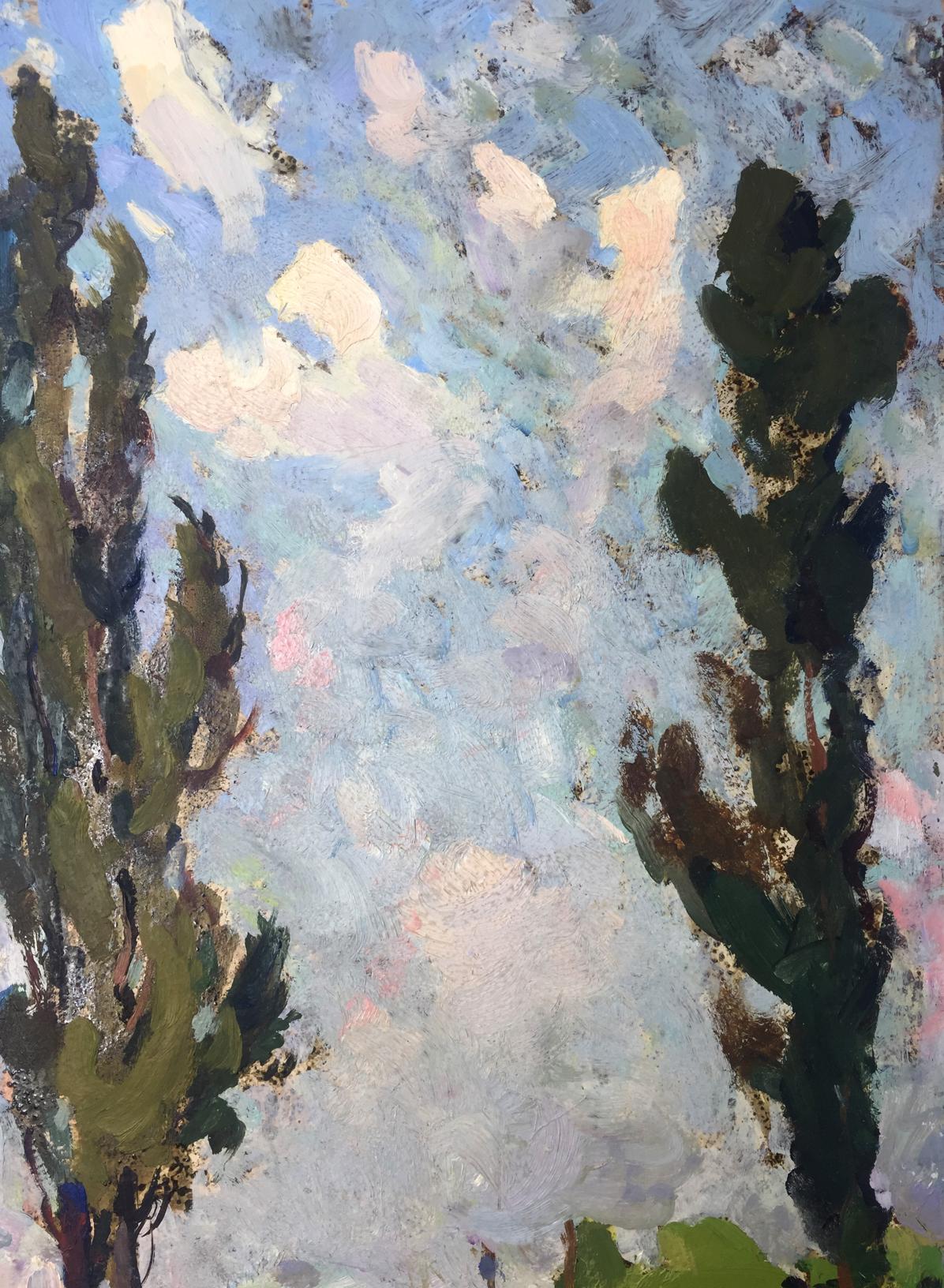 Oil painting Trunk original picture painter