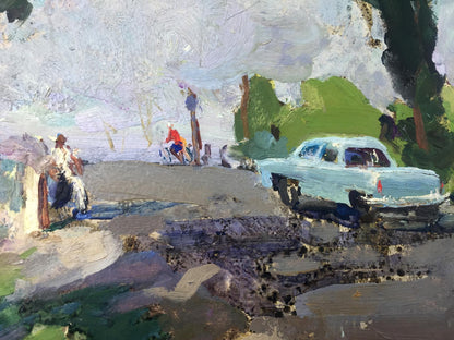 Oil painting Trunk original picture painter