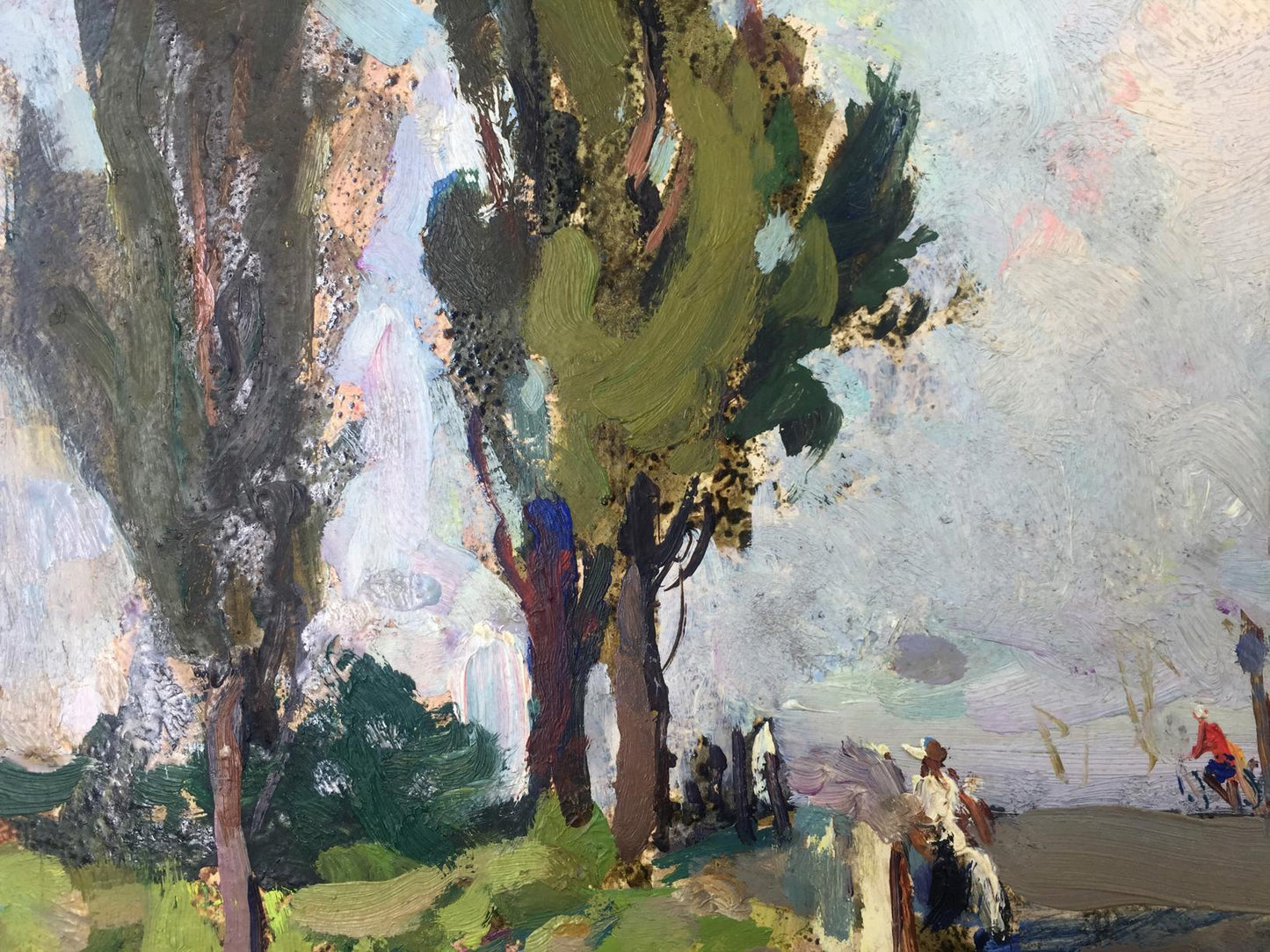 Oil painting Trunk original picture painter