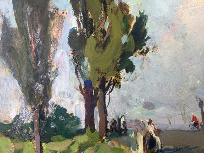 Oil painting Trunk original picture painter