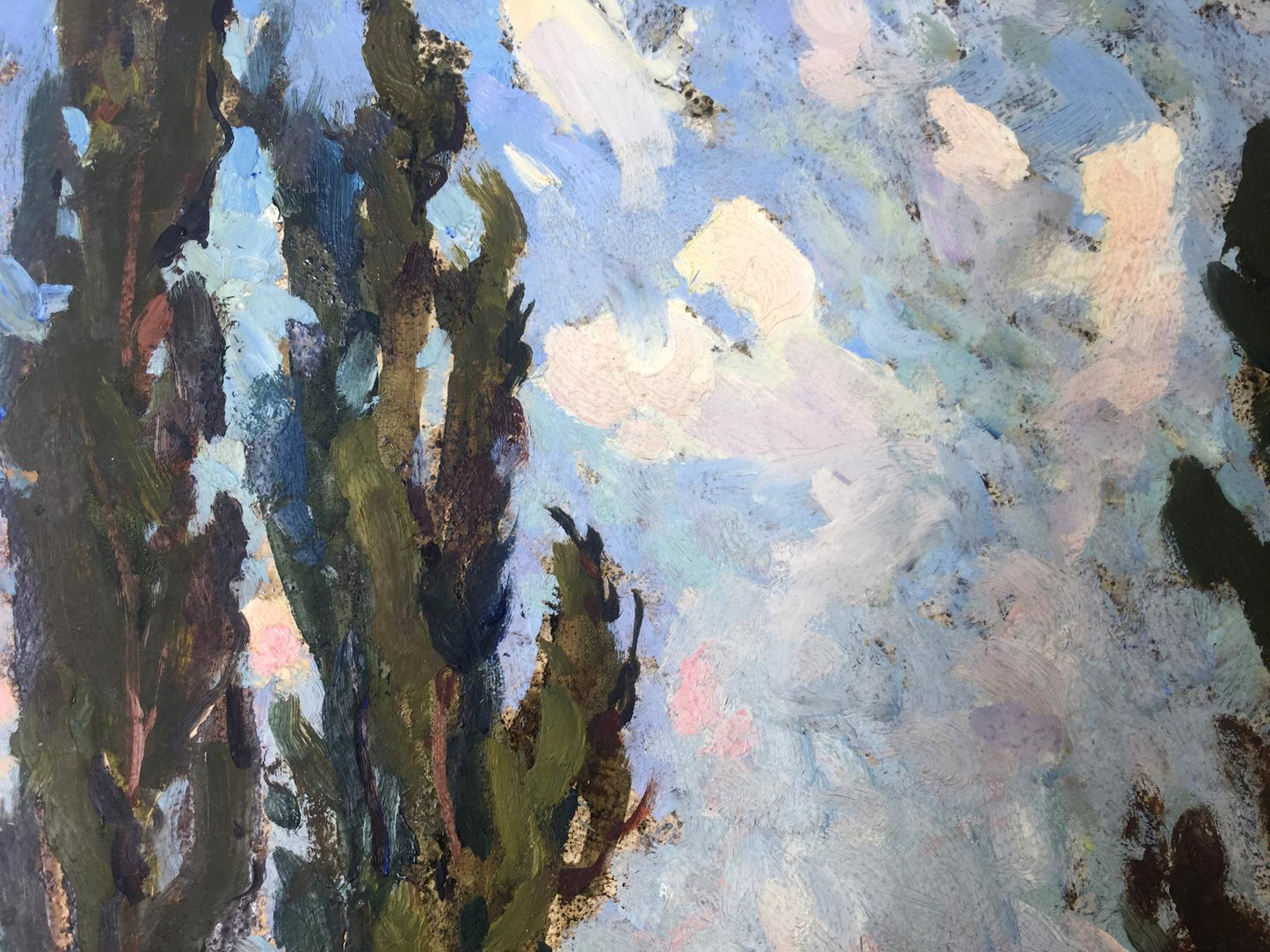 Oil painting Trunk original picture painter