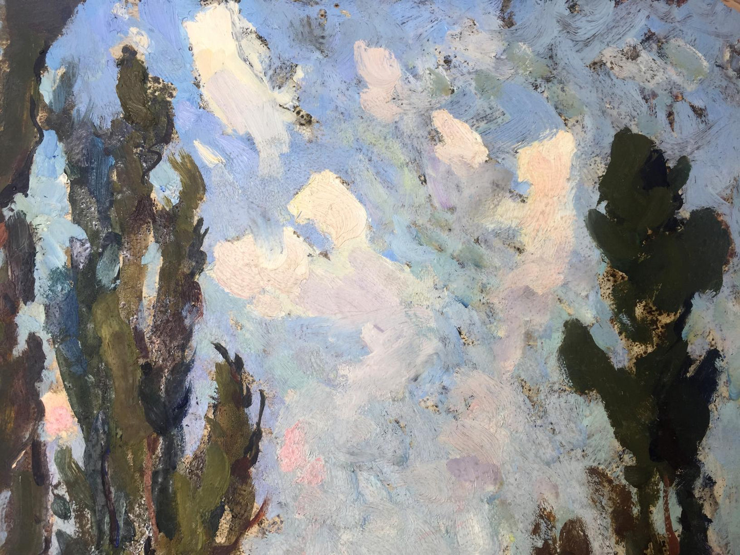 Oil painting Trunk original picture painter