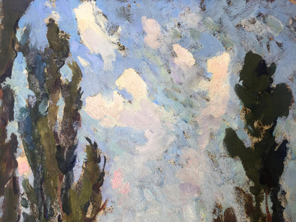 Oil painting Trunk original picture painter