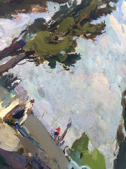 Oil painting Trunk original picture painter