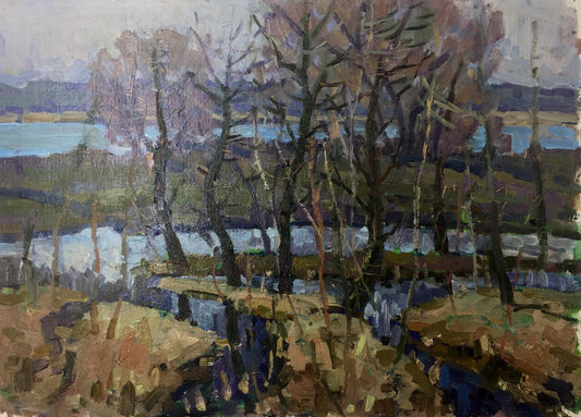 Oil painting Lowlands Georgy Sergeevich Kolosovsky