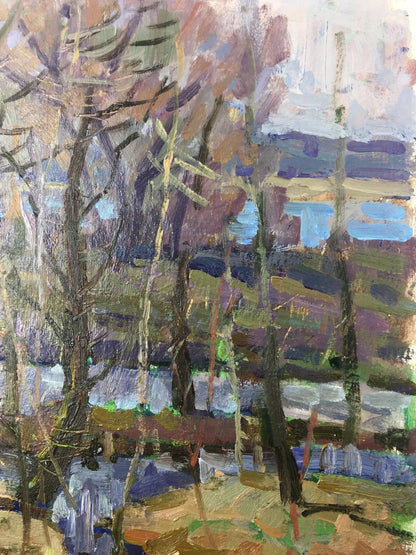 Oil painting Lowlands Georgy Sergeevich Kolosovsky