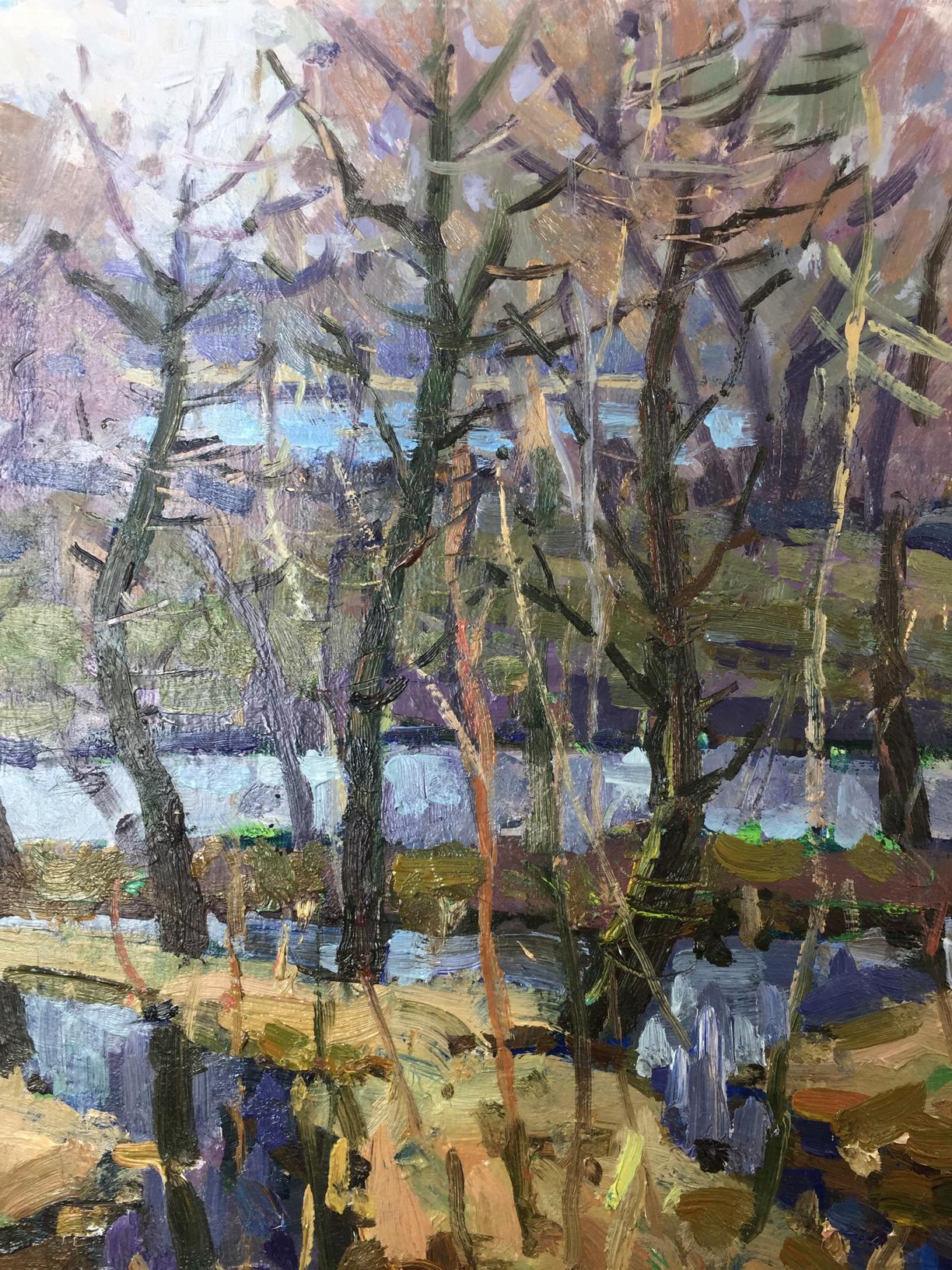 Oil painting Lowlands Georgy Sergeevich Kolosovsky