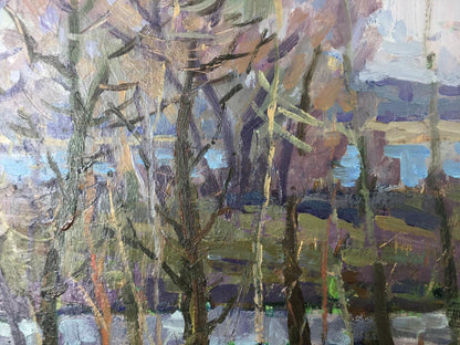 Oil painting Lowlands Georgy Sergeevich Kolosovsky