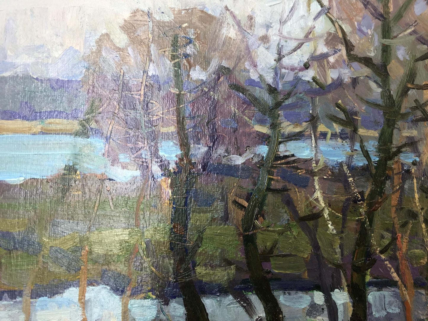 Oil painting Lowlands Georgy Sergeevich Kolosovsky