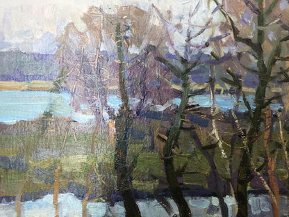 Oil painting Lowlands Georgy Sergeevich Kolosovsky