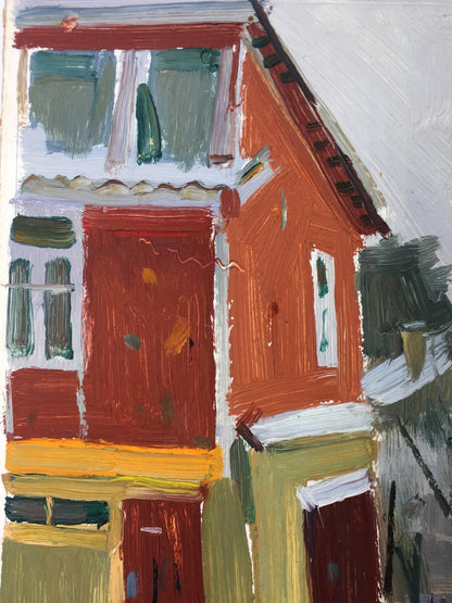 Oil painting Artist's workshop Sergei Alekseevich Grigoriev